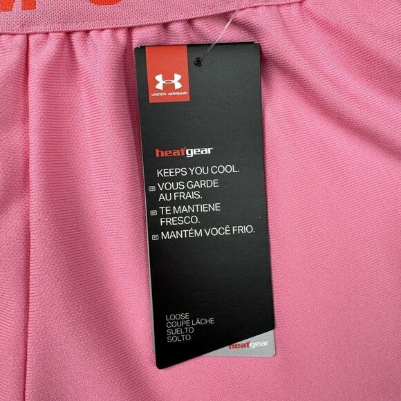 Under Armour Pink Shorts Size XS Loose Fit Heatgear - Picture 3 of 9